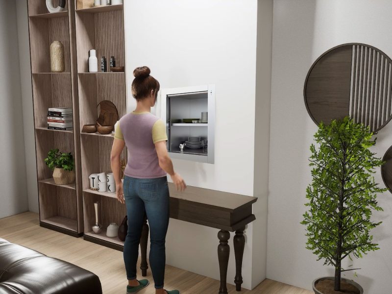 Dumbwaiter Inter-floor load carrying systems